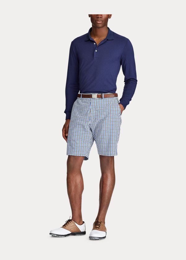Ralph Lauren Classic Fit Tech Jersey Polo Tmavě Blankyt | uTkqM4Dy