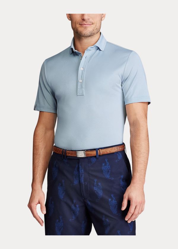 Ralph Lauren Classic Fit Tech Piqué Polo Blankyt | 4C8aragw