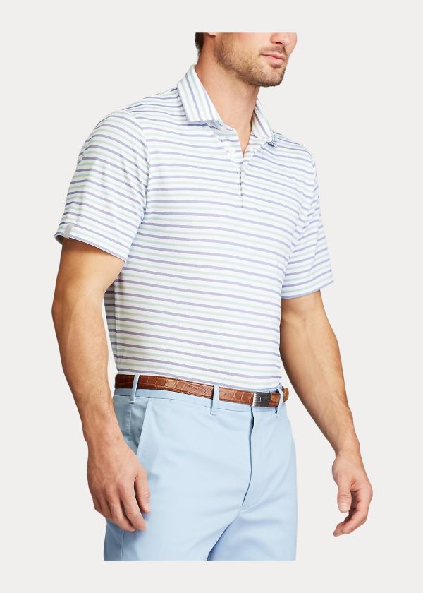 Ralph Lauren Classic Fit Tech Piqué Polo Zelene Viacfarebný | PERqvAYx