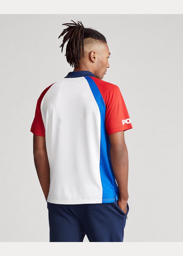 Ralph Lauren Classic Fit Tech Piqué Polo Bílé Viacfarebný | Uw7rizpR