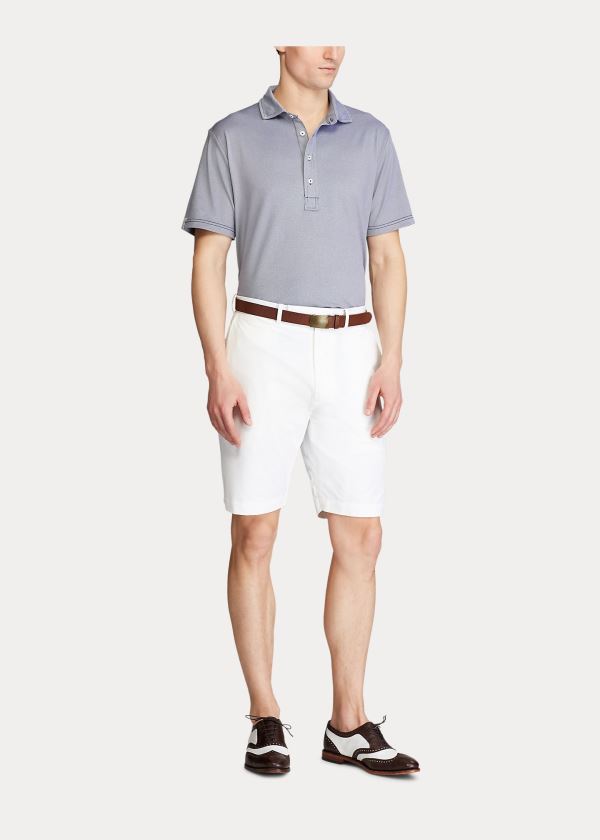 Ralph Lauren Classic Fit Tech Piqué Polo Tmavě Blankyt | criVR33a