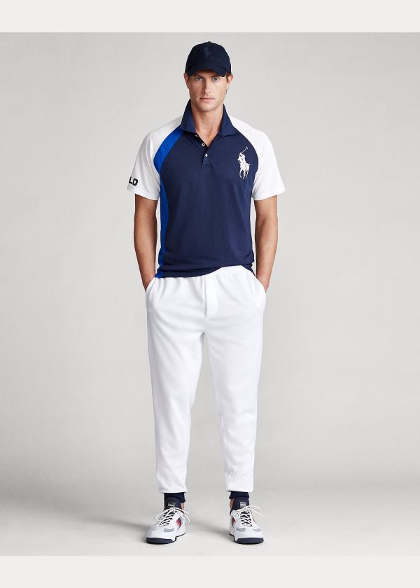 Ralph Lauren Classic Fit Tech Piqué Polo Tmavě Blankyt Viacfarebný | lTGMVdle