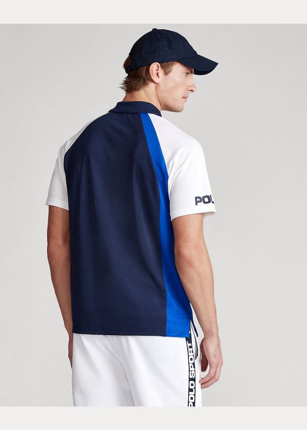 Ralph Lauren Classic Fit Tech Piqué Polo Tmavě Blankyt Viacfarebný | lTGMVdle
