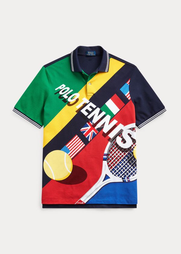 Ralph Lauren Classic Fit Tenisové Mesh Polo Viacfarebný | fdBlfuom