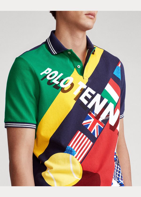 Ralph Lauren Classic Fit Tenisové Mesh Polo Viacfarebný | fdBlfuom
