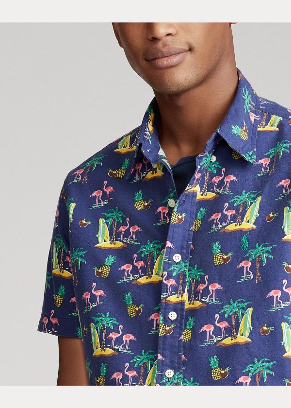 Ralph Lauren Classic Fit Tropical Shirt Fialové Viacfarebný | JVfO4h4I