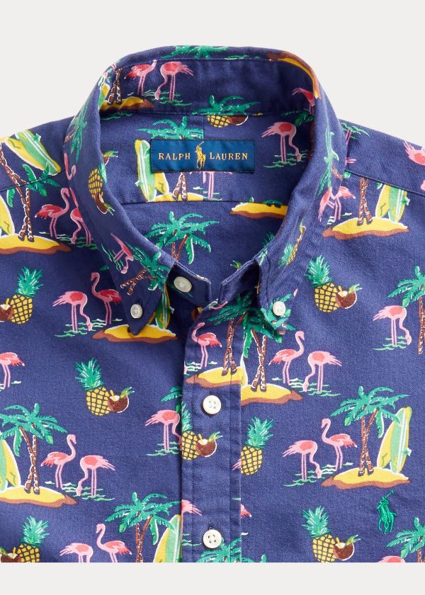 Ralph Lauren Classic Fit Tropical Shirt Fialové Viacfarebný | JVfO4h4I