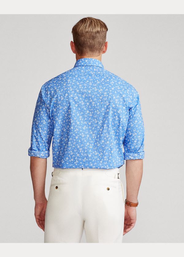 Ralph Lauren Classic Fit Tropical Shirt Blankyt Bílé | K3sBuK7Q