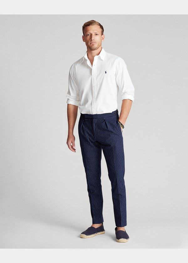 Ralph Lauren Classic Fit Twill Shirt Bílé | JeuCpEdC
