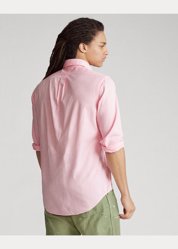 Ralph Lauren Classic Fit Twill Shirt Růžové | J7Fx4ZiV