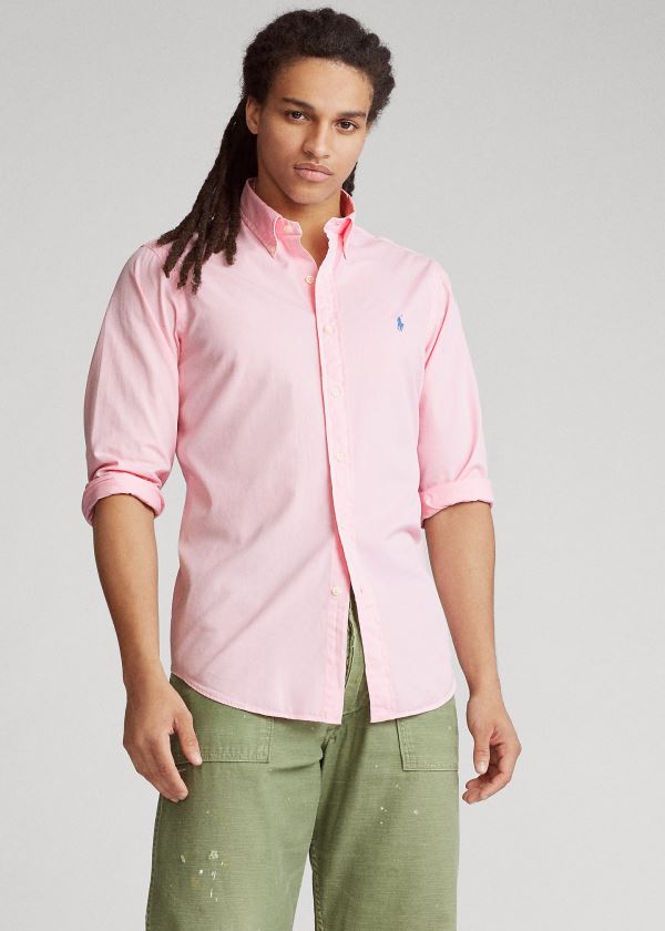 Ralph Lauren Classic Fit Twill Shirt Růžové | J7Fx4ZiV