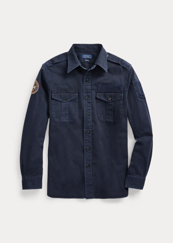 Ralph Lauren Classic Fit Twill Shirt Tmavě Blankyt Viacfarebný | nJWLm7tp