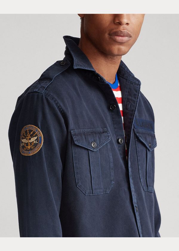 Ralph Lauren Classic Fit Twill Shirt Tmavě Blankyt Viacfarebný | nJWLm7tp