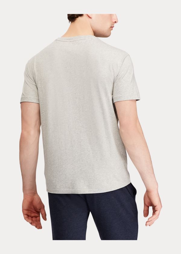 Ralph Lauren Classic Fit V-Neck T-Shirt Šedé | RJLNQAJl