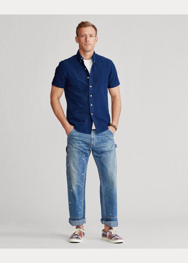 Ralph Lauren Classic Indigo Oxford Shirt Indigo | coQxymbW