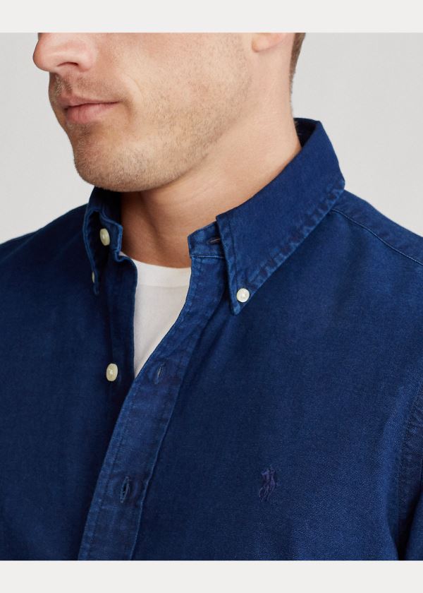 Ralph Lauren Classic Indigo Oxford Shirt Indigo | coQxymbW
