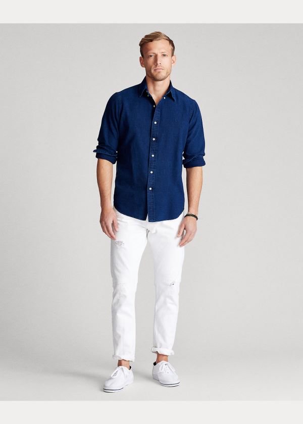 Ralph Lauren Classic Indigo Oxford Shirt Indigo | n02hixTa
