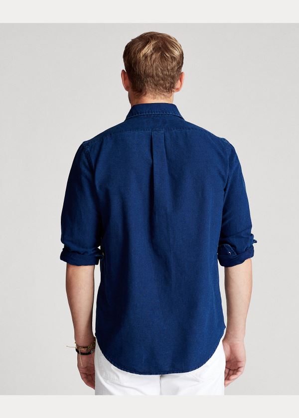 Ralph Lauren Classic Indigo Oxford Shirt Indigo | n02hixTa