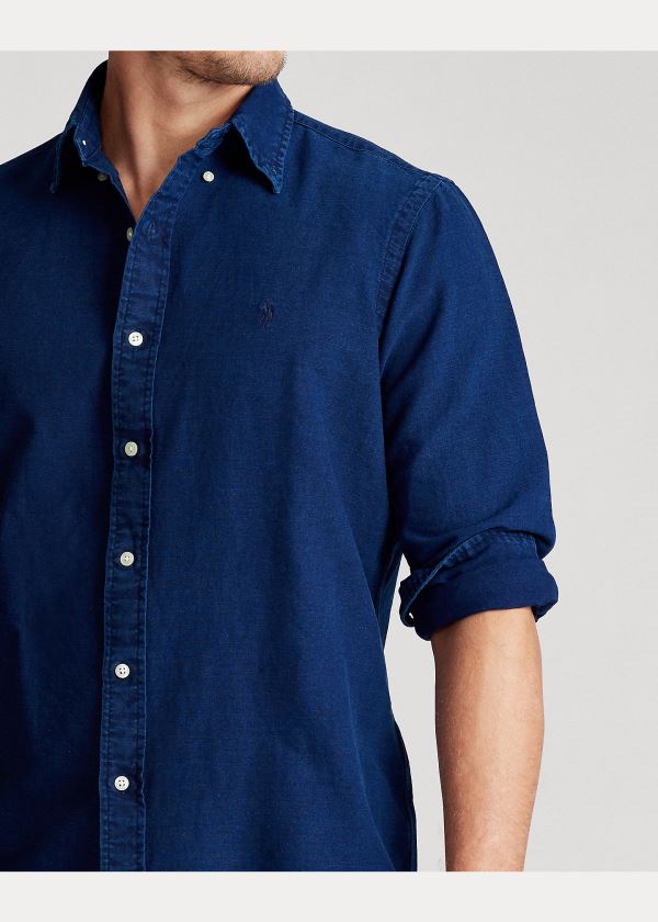 Ralph Lauren Classic Indigo Oxford Shirt Indigo | n02hixTa