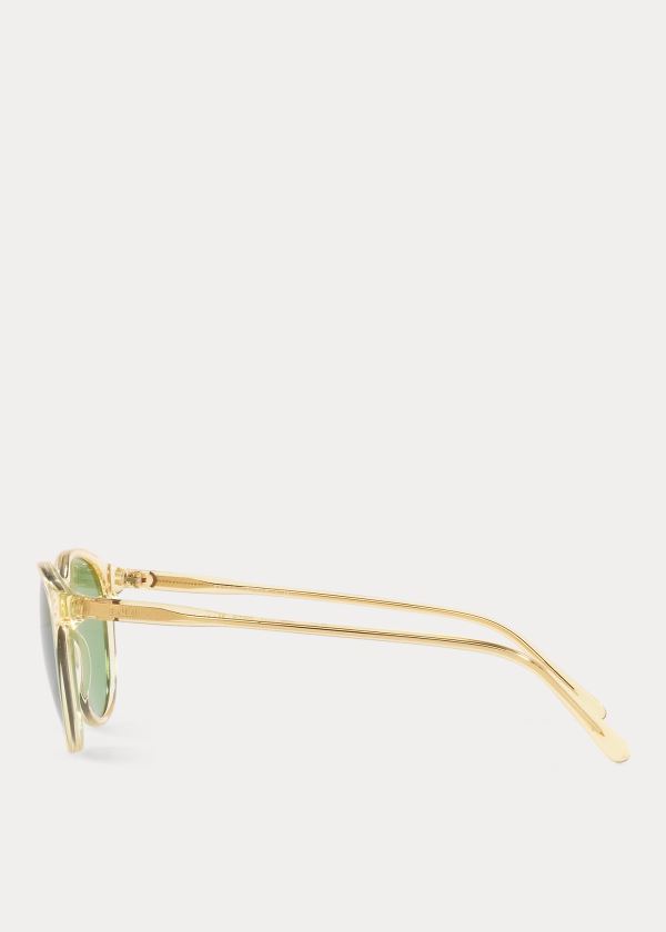 Ralph Lauren Classic Panthos Sunglasses Zelene Zlaté | eydPGRUi