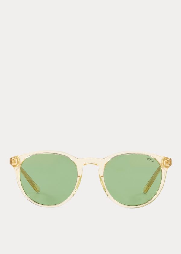 Ralph Lauren Classic Panthos Sunglasses Zelene Zlaté | eydPGRUi