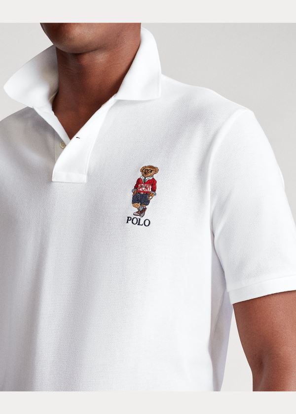 Ralph Lauren Classic Polo Sportovní Bear Polo Bílé | ll0Y4q1T