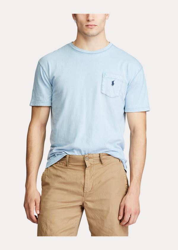 Ralph Lauren Classic Slub Pocket T-Shirt Blankyt | cio55BpY