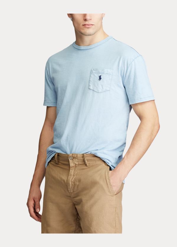 Ralph Lauren Classic Slub Pocket T-Shirt Blankyt | cio55BpY