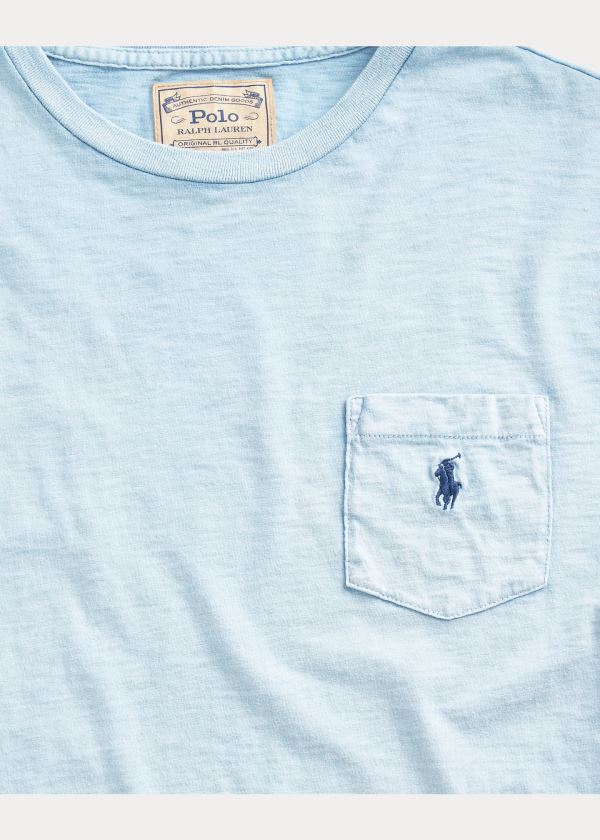 Ralph Lauren Classic Slub Pocket T-Shirt Blankyt | cio55BpY