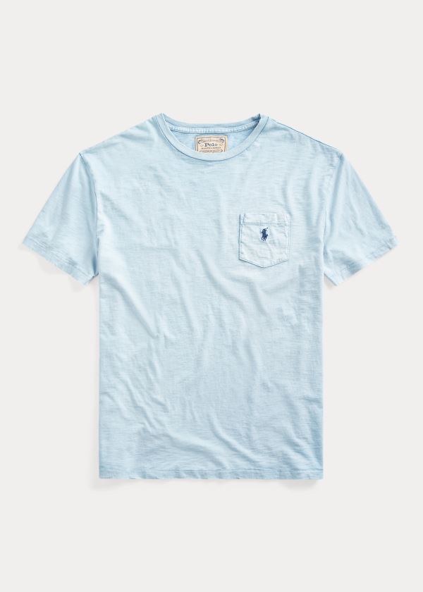 Ralph Lauren Classic Slub Pocket T-Shirt Blankyt | cio55BpY
