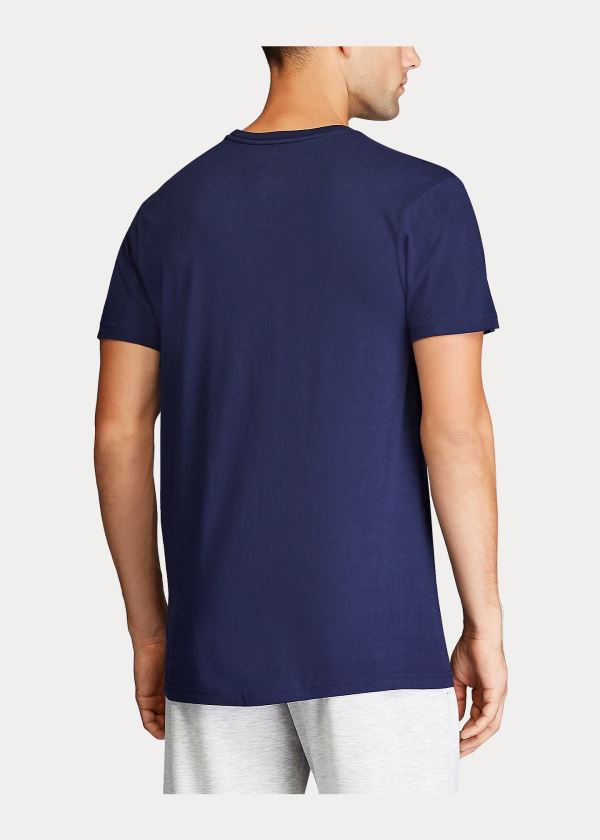 Ralph Lauren Classic Wicking Crew 3-Pack Tmavě Blankyt Červené Královská Modrá Blankyt | fd90SLr8