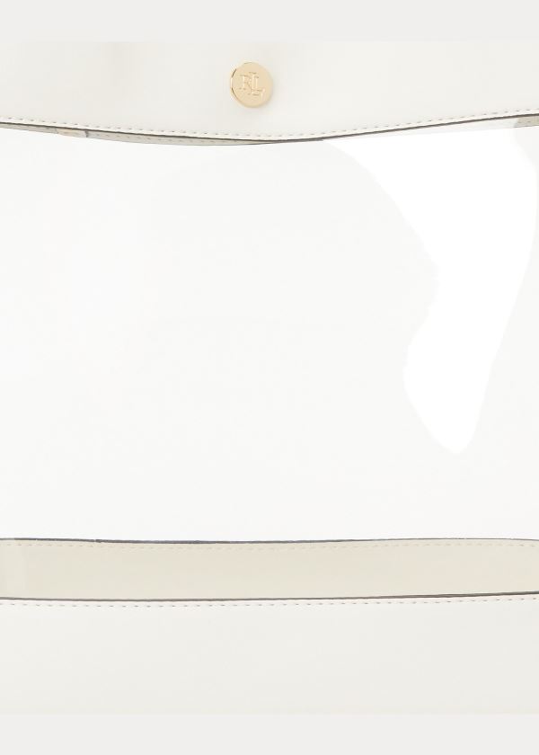 Ralph Lauren Clear Medium Tote Krém | kkszdPnq