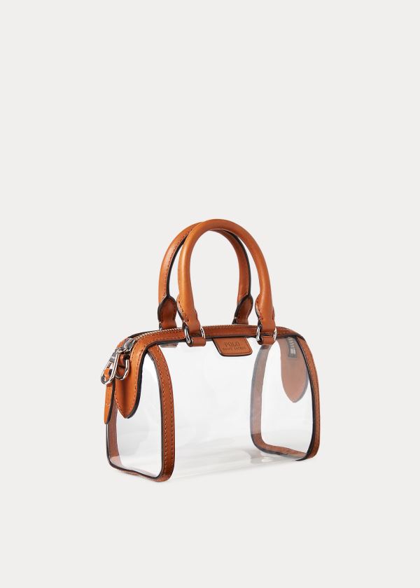 Ralph Lauren Clear Mini Camden Duffel Bag Hnědé | 6C9naGmm