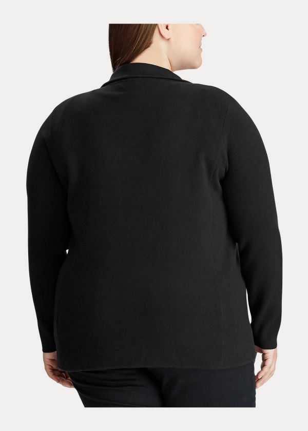 Ralph Lauren Combed Bavlněné Blazer Černé | VdC80yXu