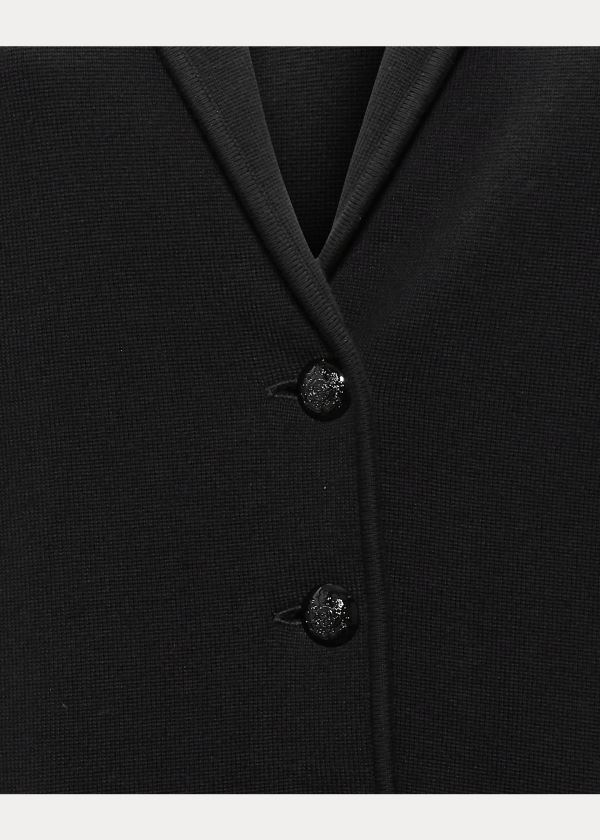 Ralph Lauren Combed Bavlněné Blazer Černé | VdC80yXu