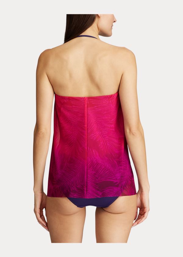 Ralph Lauren Convertible Ombré One-Piece Růžové | KvbUjw5x