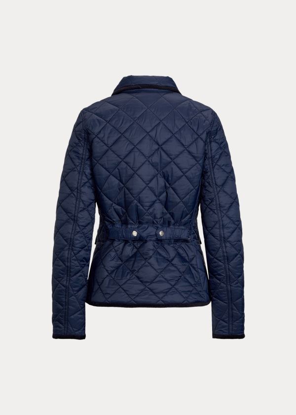 Ralph Lauren Cropped Barn Jacket Tmavě Blankyt | y2uonPqz