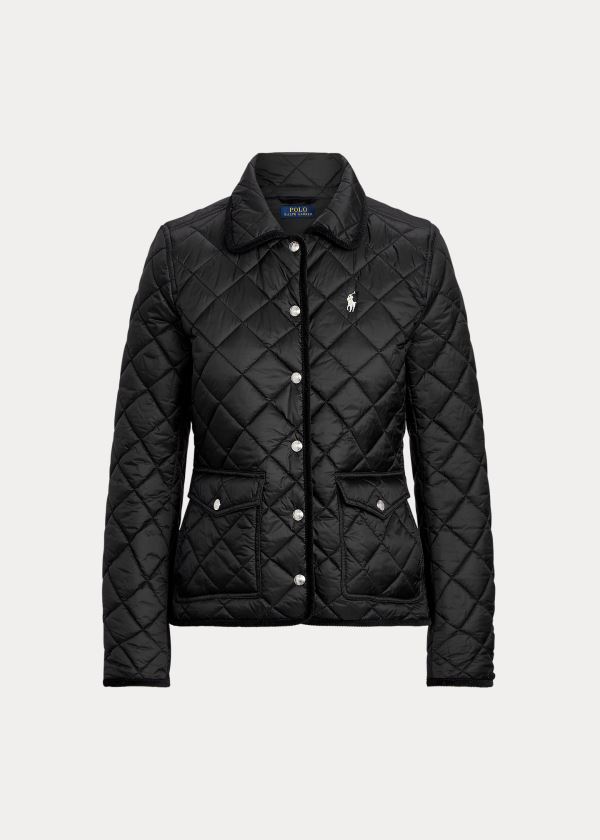 Ralph Lauren Cropped Barn Jacket Černé | OdHvsHxU