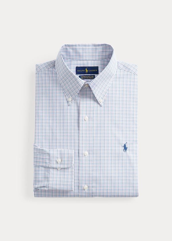 Ralph Lauren Custom Fit Checked Shirt Růžové Královská Modrá Blankyt Viacfarebný | GsefVxd1