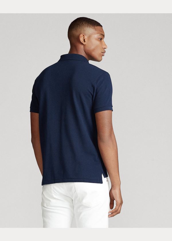 Ralph Lauren Custom Slim CP-93 Bear Polo Tmavě Blankyt | 25651zQx