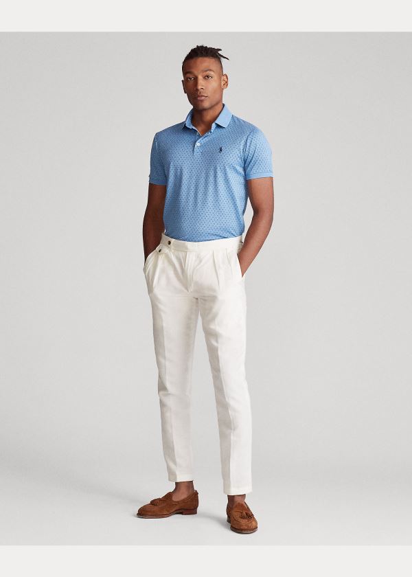 Ralph Lauren Custom Slim Fit Jersey Polo Blankyt | 9PE7XK1V