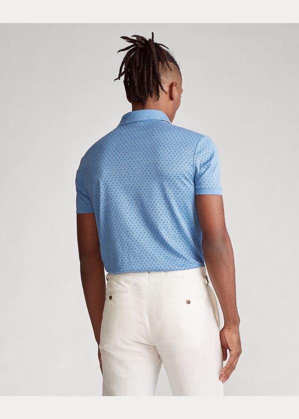 Ralph Lauren Custom Slim Fit Jersey Polo Blankyt | 9PE7XK1V