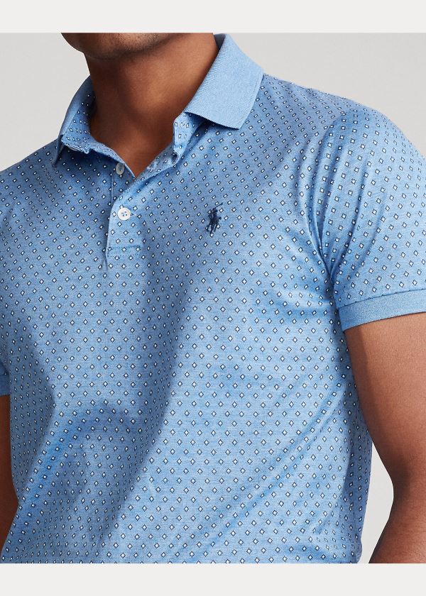 Ralph Lauren Custom Slim Fit Jersey Polo Blankyt | 9PE7XK1V