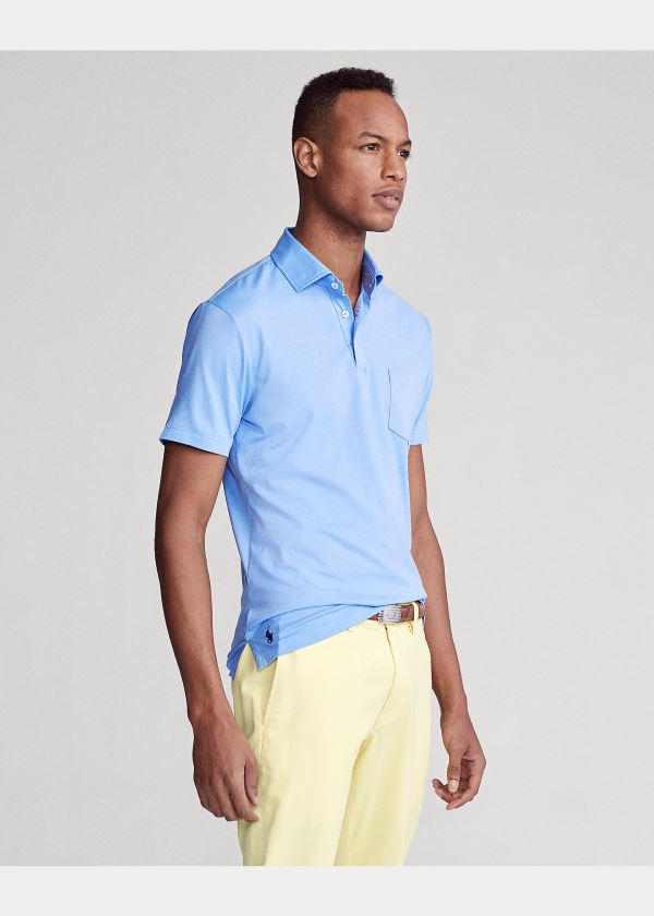 Ralph Lauren Custom Slim Fit Jersey Polo Blankyt | jM4G4KXc