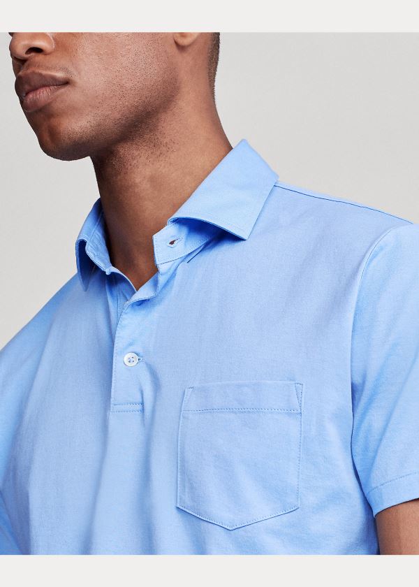 Ralph Lauren Custom Slim Fit Jersey Polo Blankyt | jM4G4KXc