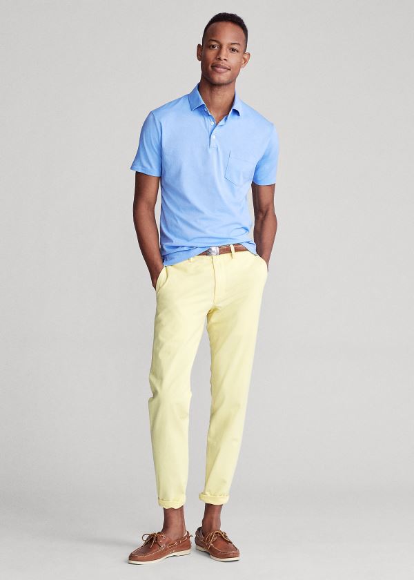 Ralph Lauren Custom Slim Fit Jersey Polo Blankyt | jM4G4KXc