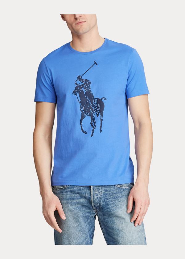 Ralph Lauren Custom Slim Fit Jersey T-Shirt Blankyt | 5D7xQMTc