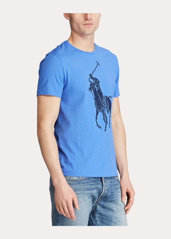 Ralph Lauren Custom Slim Fit Jersey T-Shirt Blankyt | 5D7xQMTc