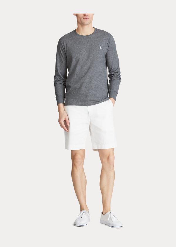 Ralph Lauren Custom Slim Fit Jersey T-Shirt Šedé | baIW0qhA