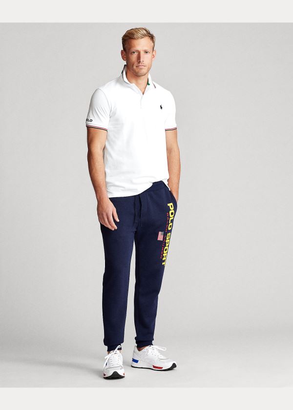 Ralph Lauren Custom Slim Fit Mesh Polo Bílé | ePqXWYQo